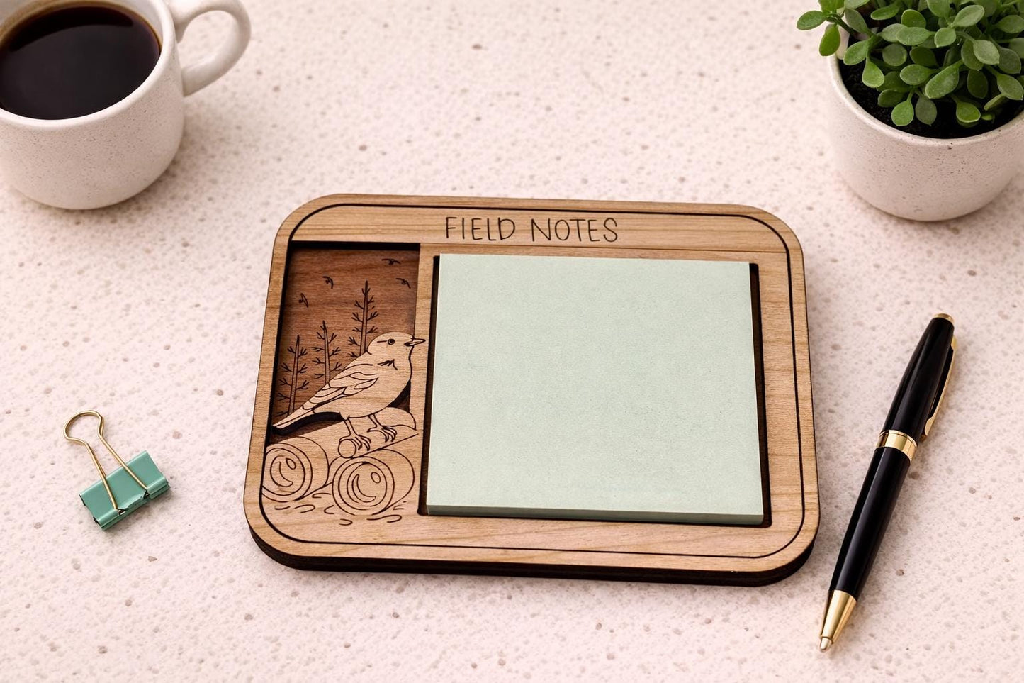 Bird Watcher Notepad Holder