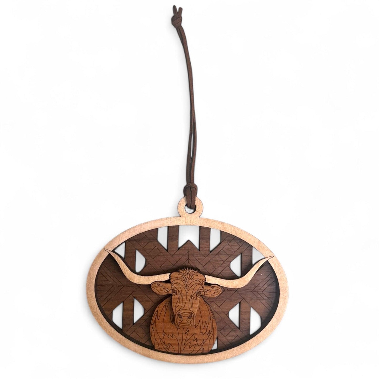 Longhorn Steer Ornament