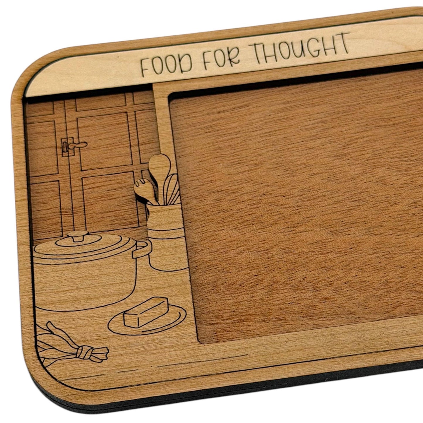 Kitchen Themed Sticky Note Pad Holder