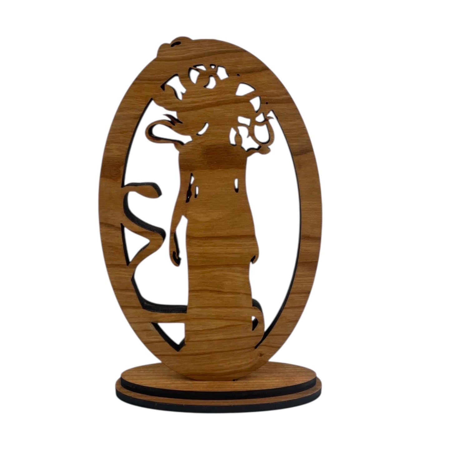 Medusa Wood Art Sculpture | Laser Cut Mythology Decor