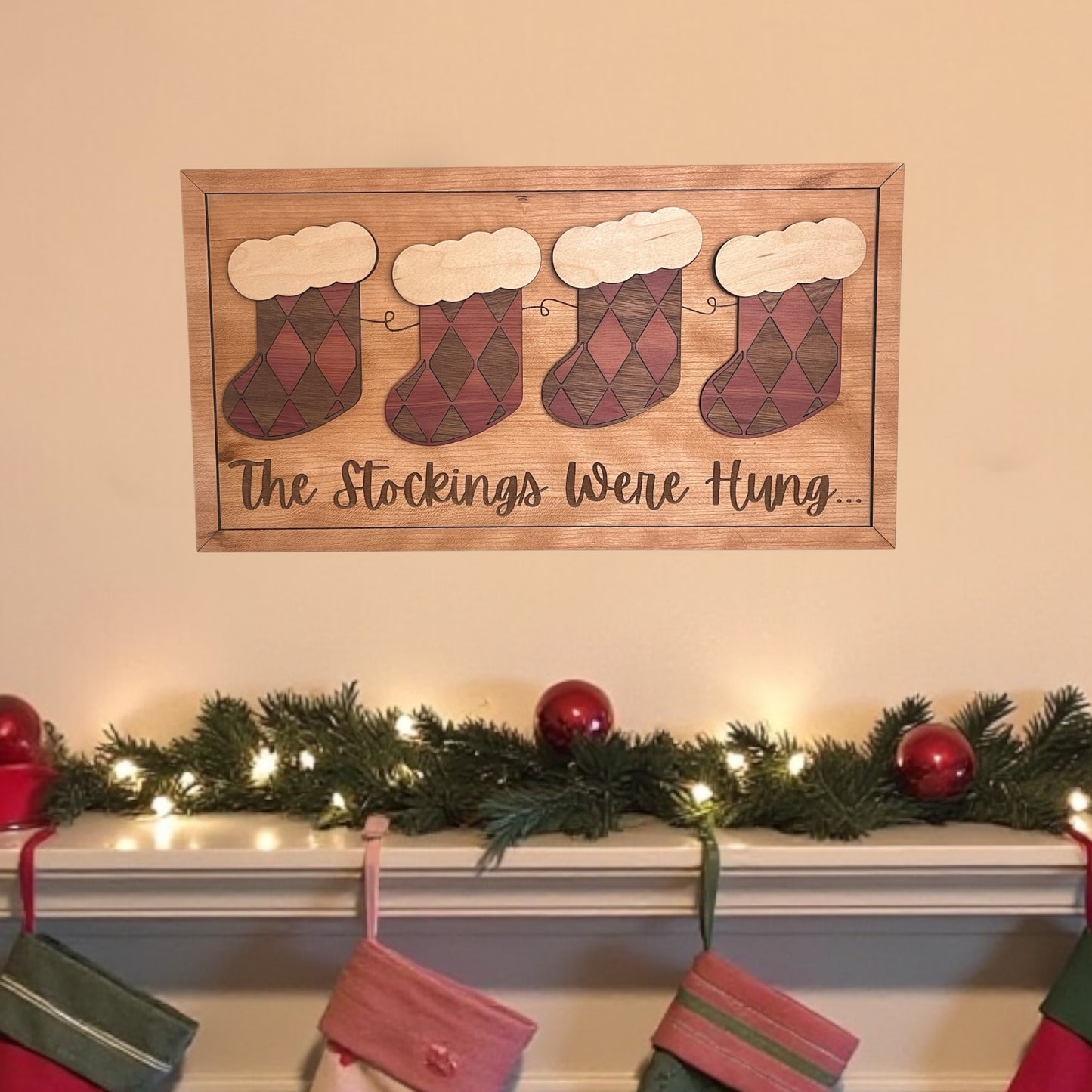The Stockings Were Hung Wall Art