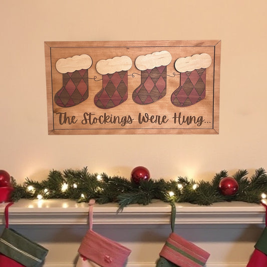 The Stockings Were Hung Wall Art