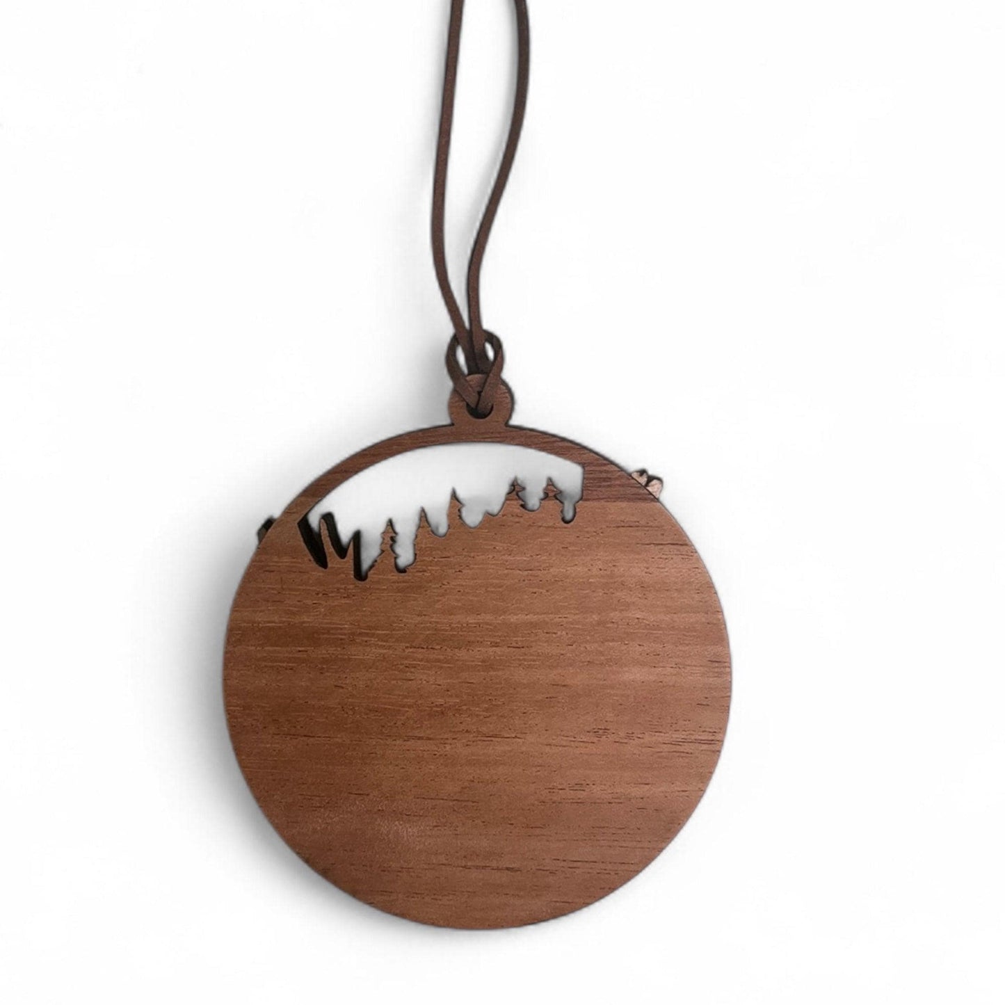 Wooden Moose Ornament – Rustic Woodland Christmas Decor | Cabin Holiday Ornament | Handcrafted Nature Lover Gift