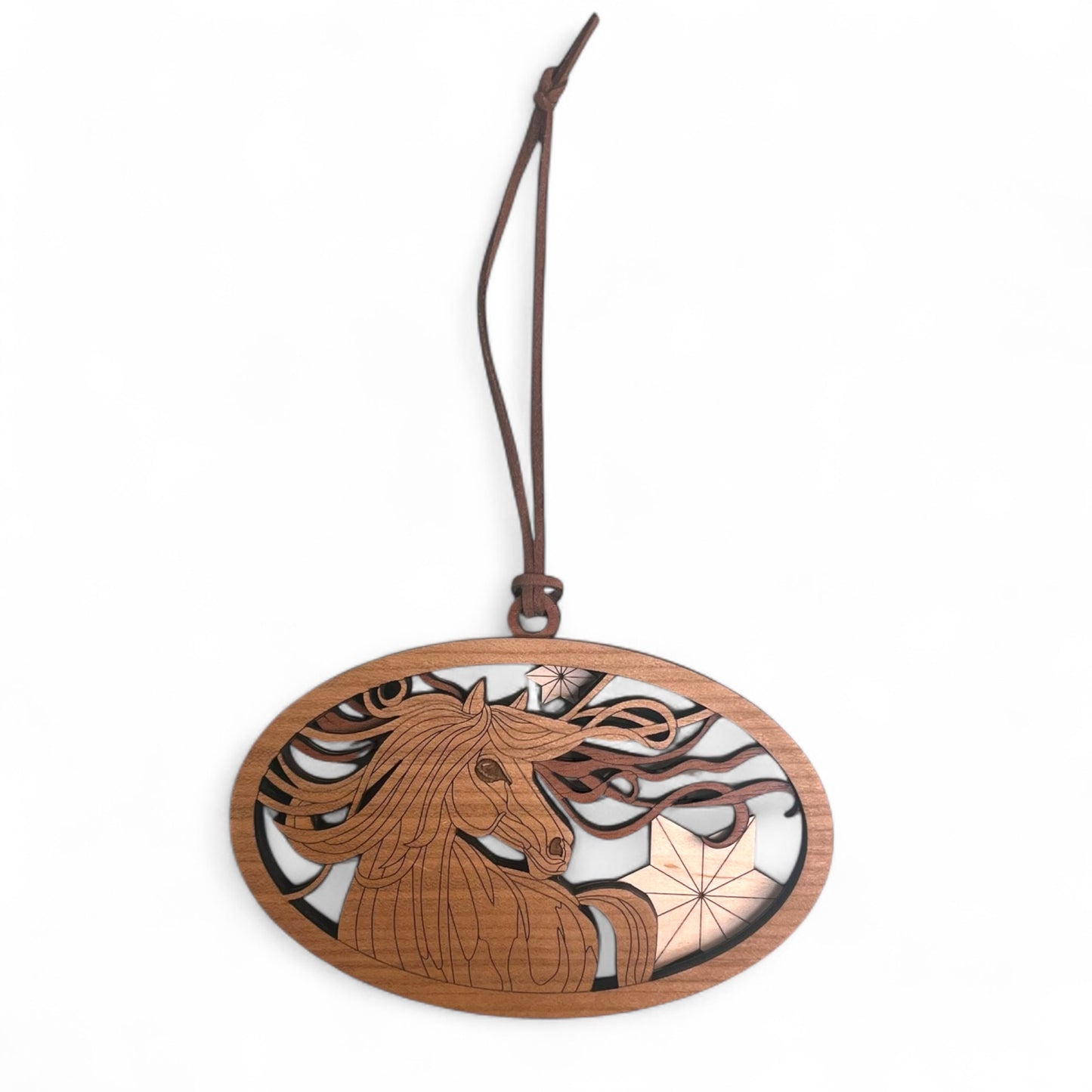 Windswept Horse Ornament