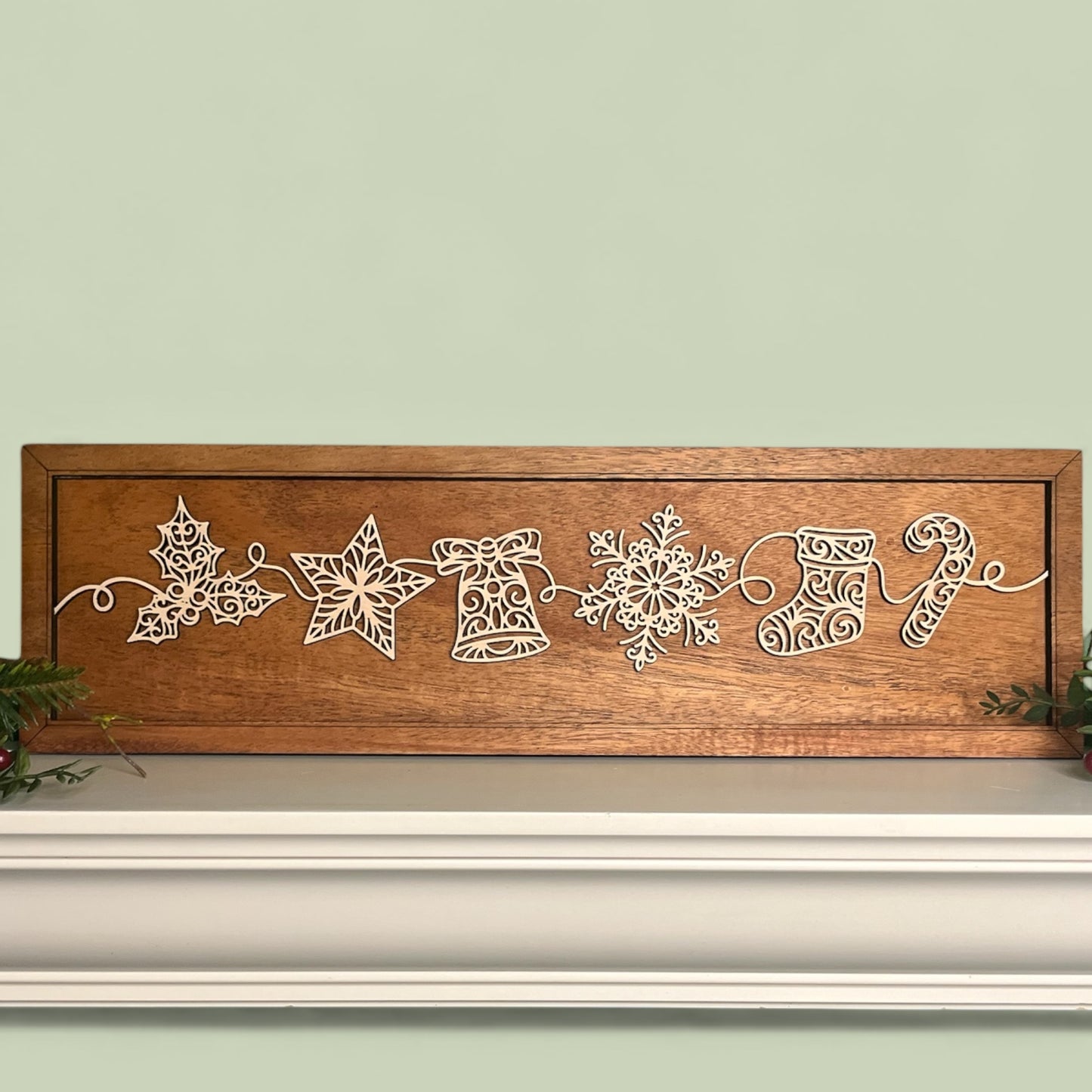 Cedar Holiday Icons Wall Art