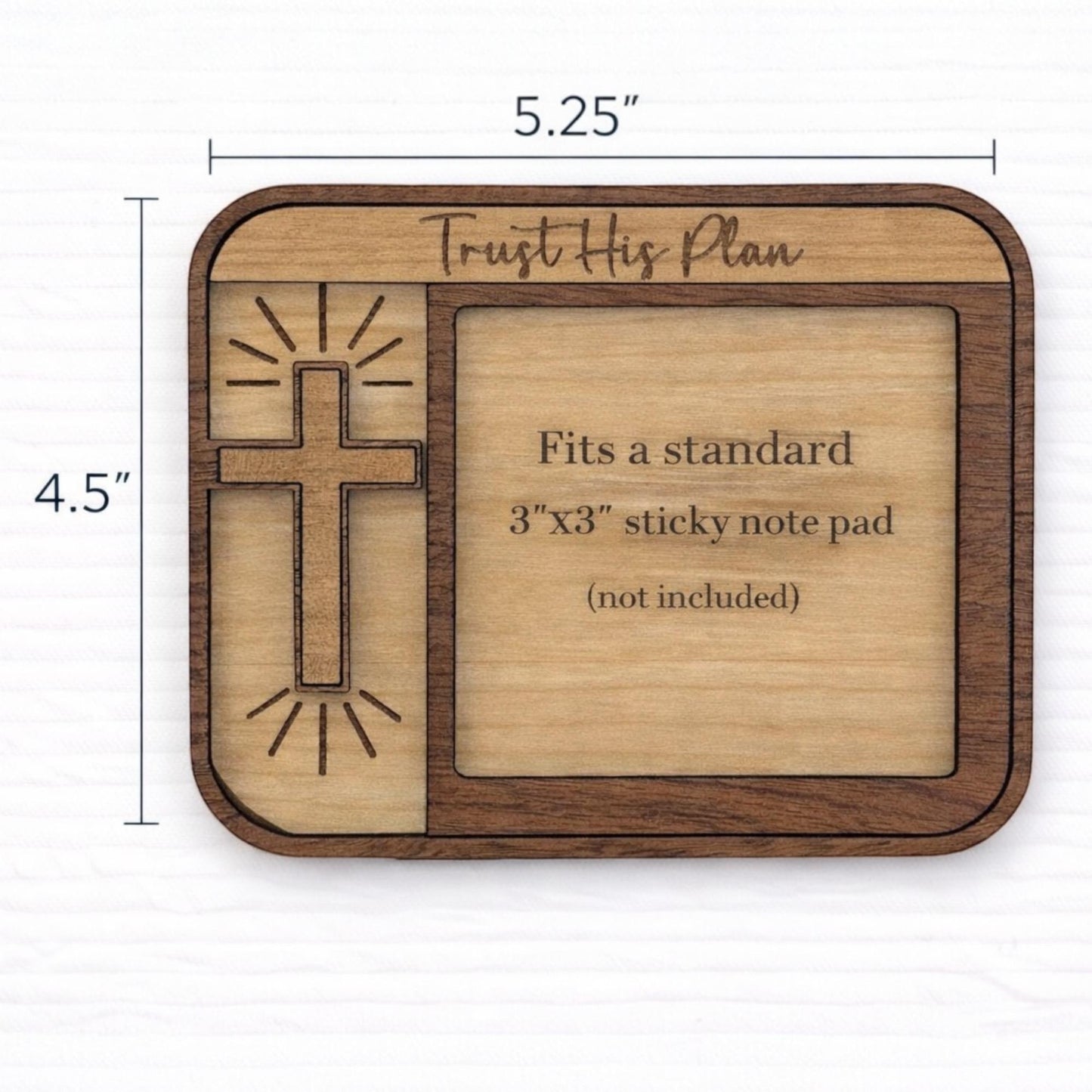Christian Sticky Note Pad Holder