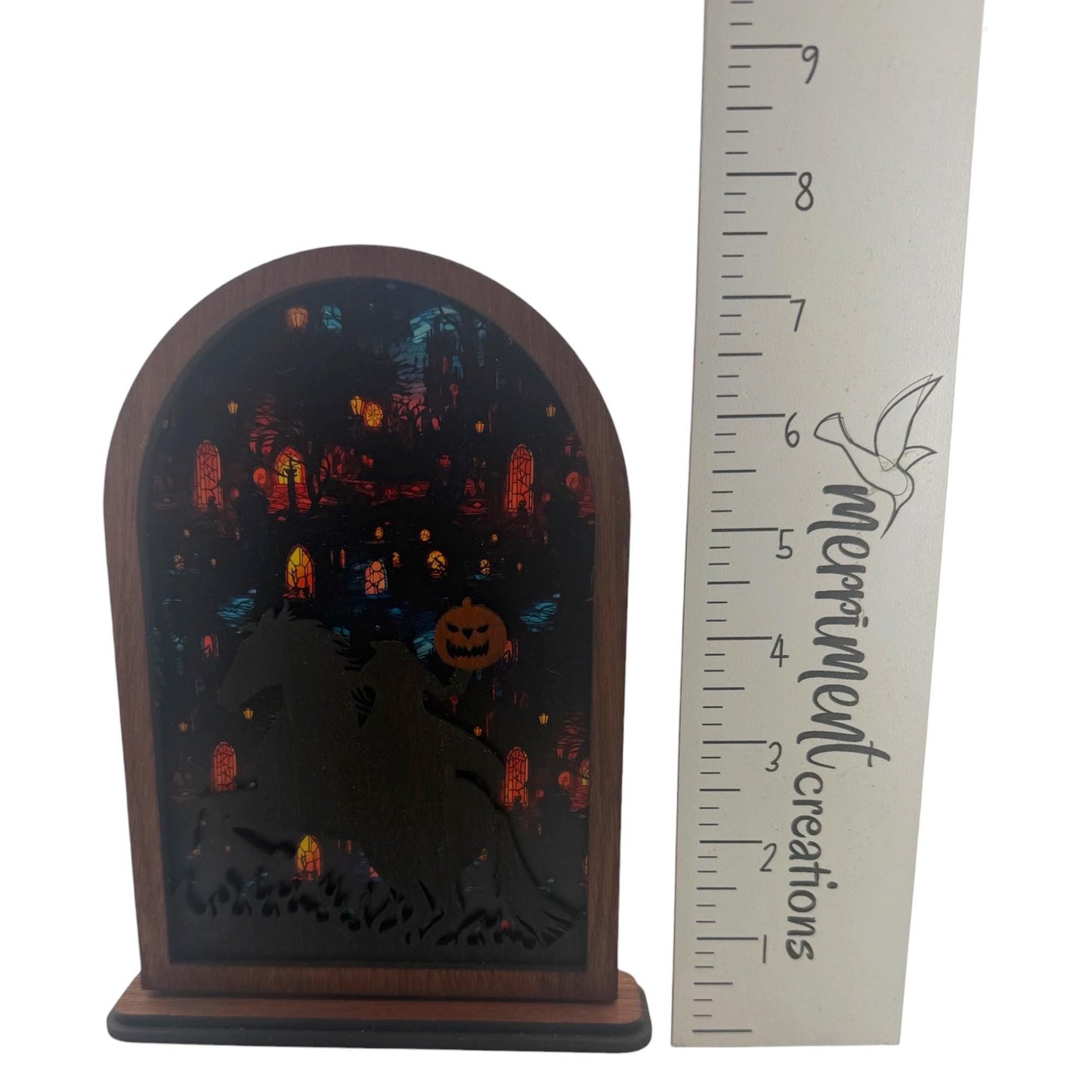 Headless Horseman Shelf Sitter | Spooky Decor