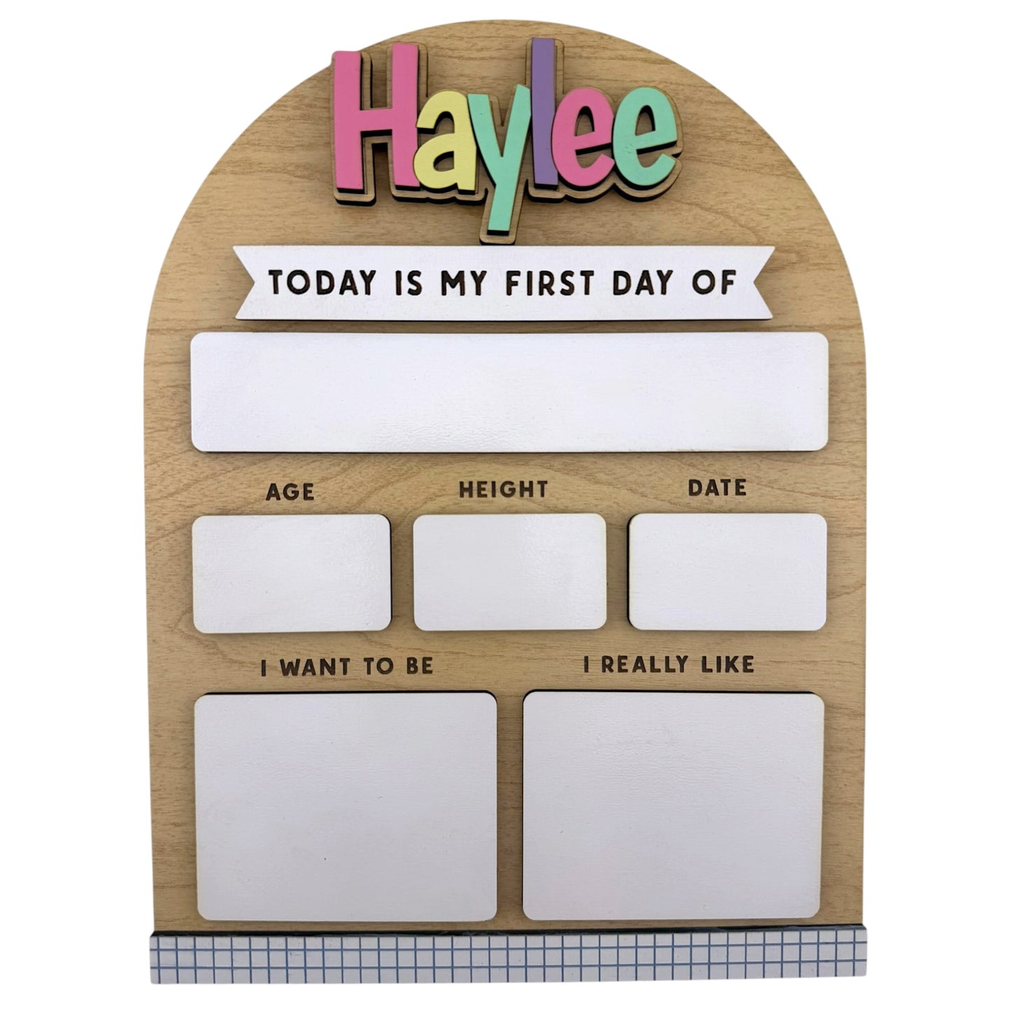 Modern Interchangeable Back To School Board