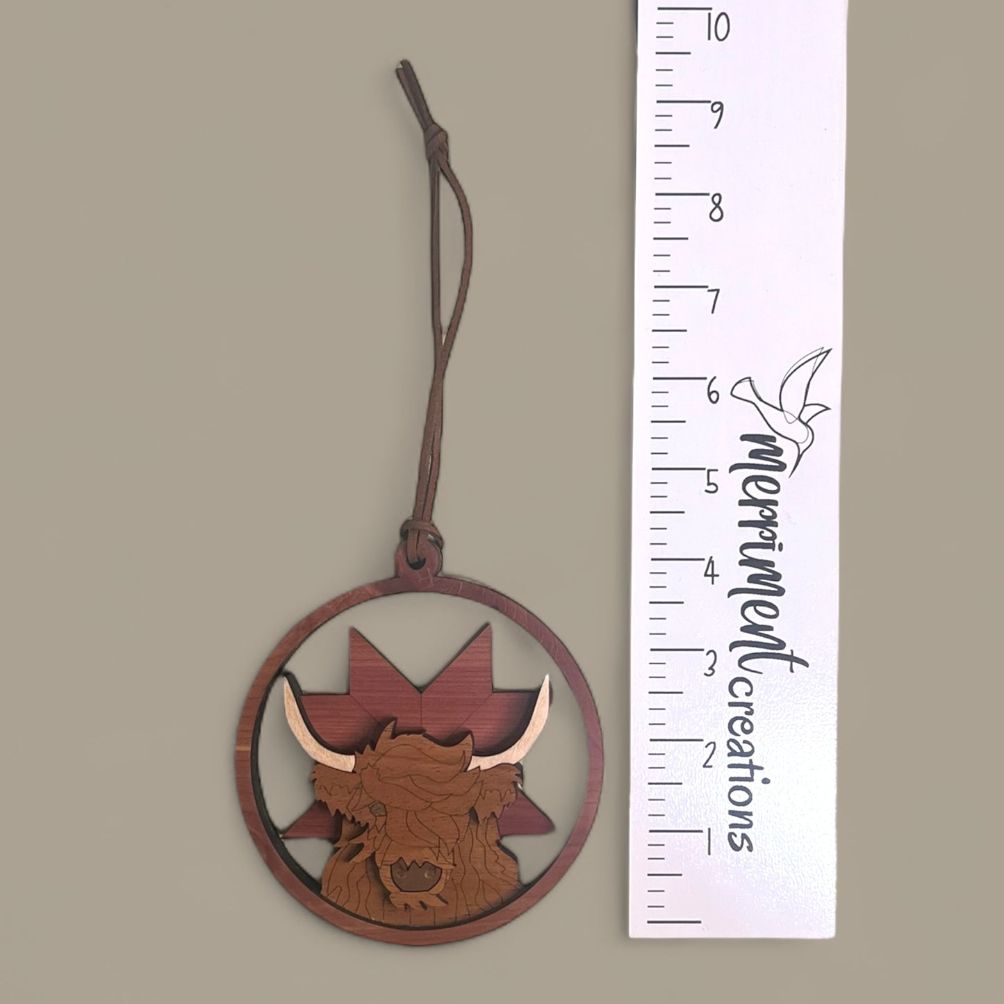 Highland Cow Ornament