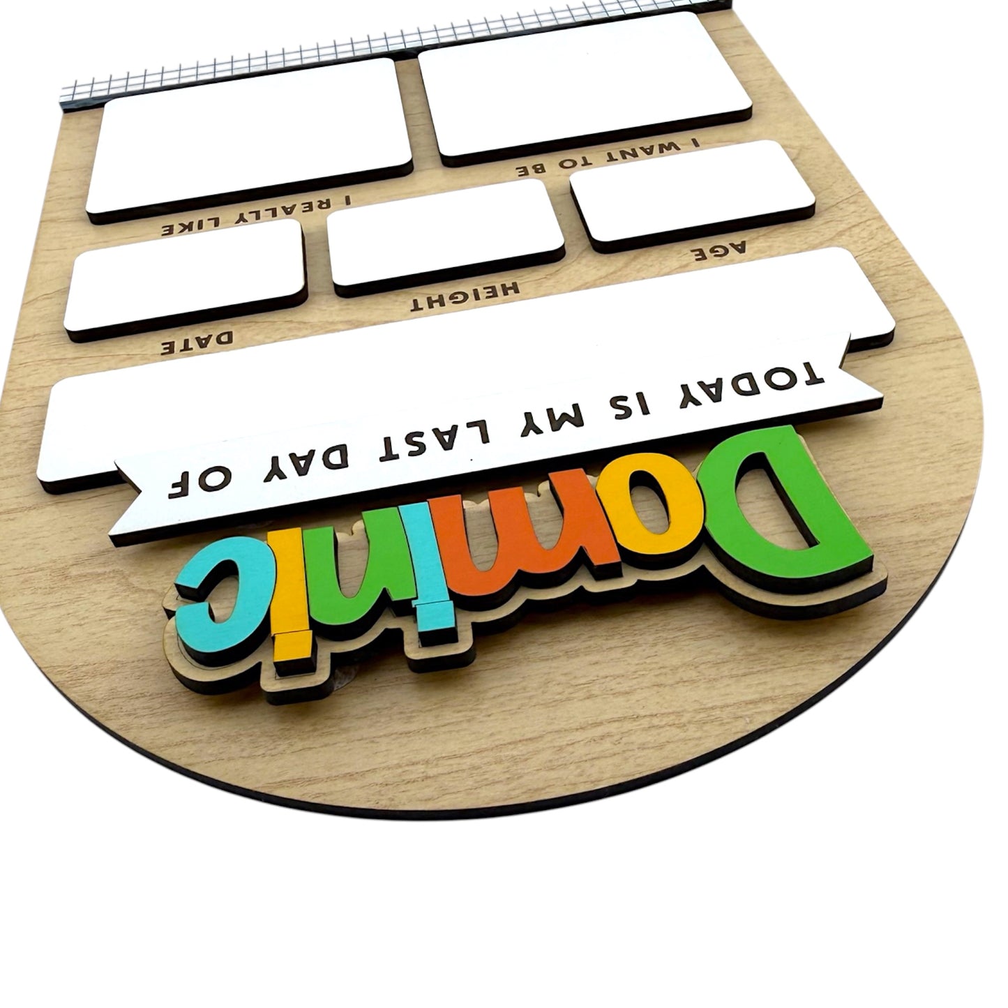 Modern Interchangeable Back To School Board