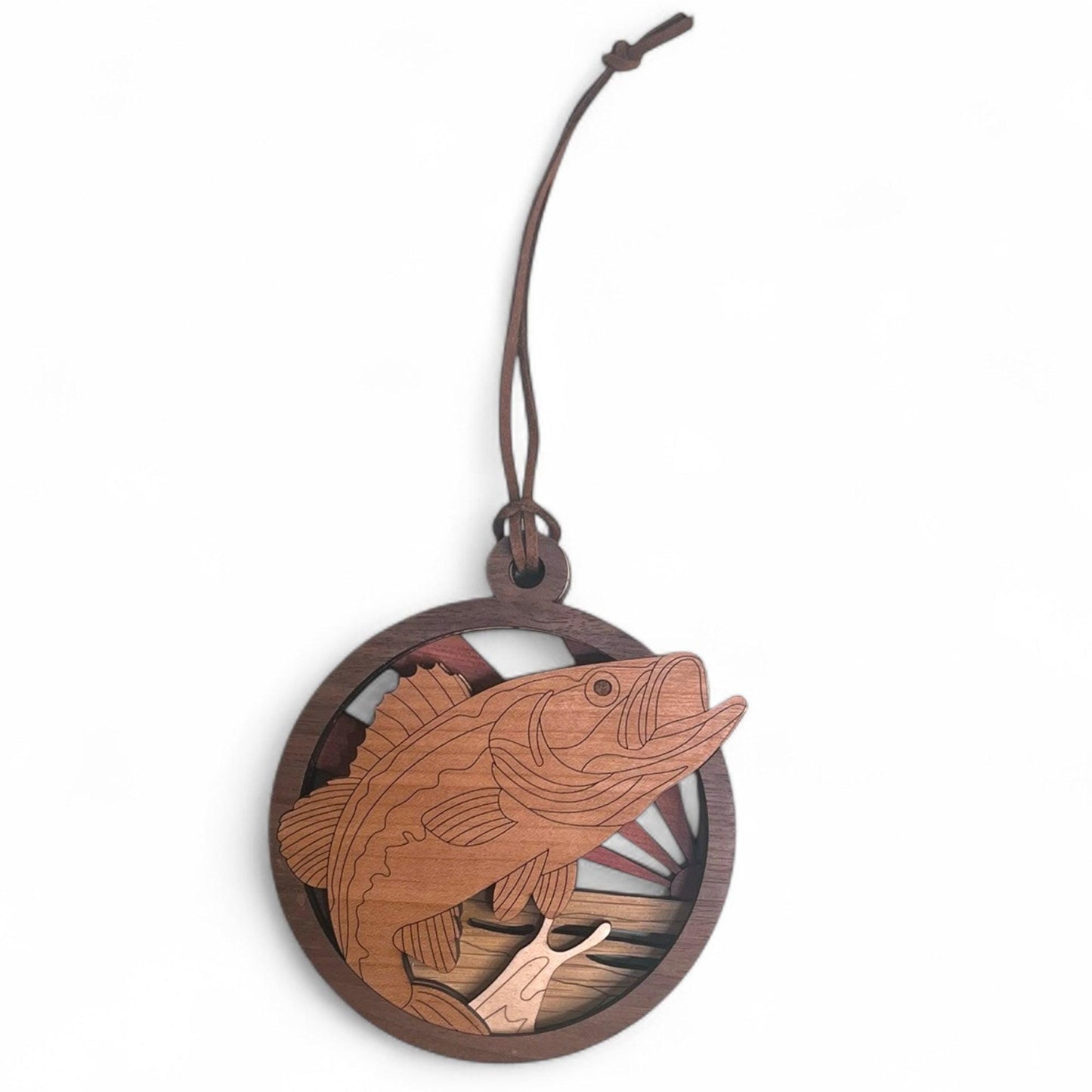 Bass Fishing Ornament