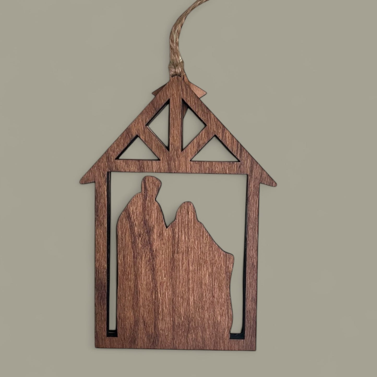 Minimalist Nativity Ornament