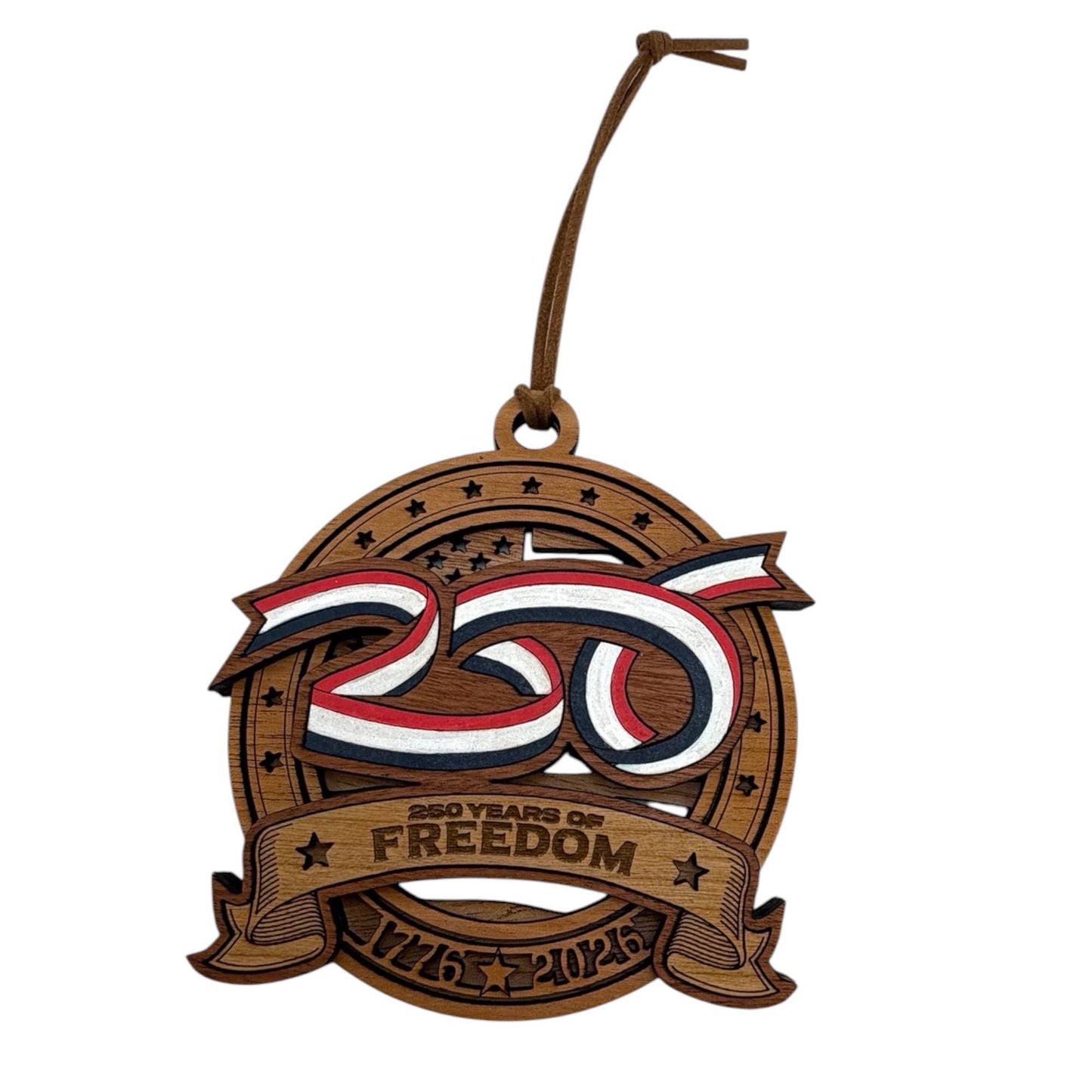 America 250 Years of Freedom Ornament