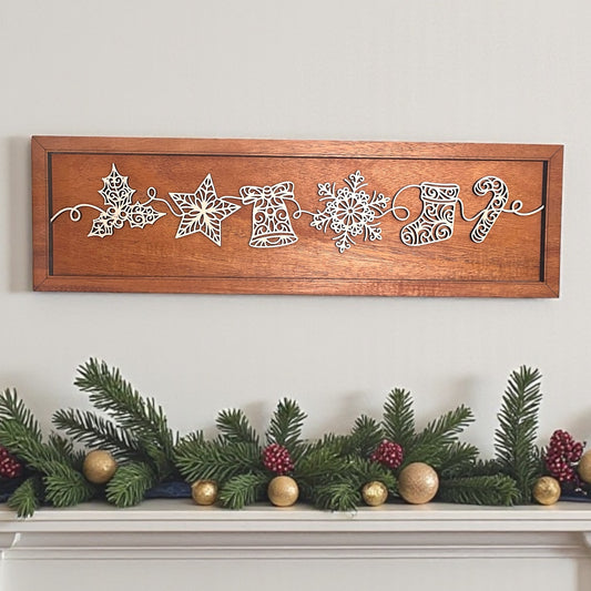 Gingerbread Holiday Icons Wall Art