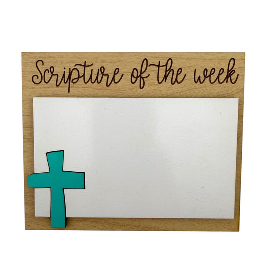 Scripture of The Week Dry Erase Board