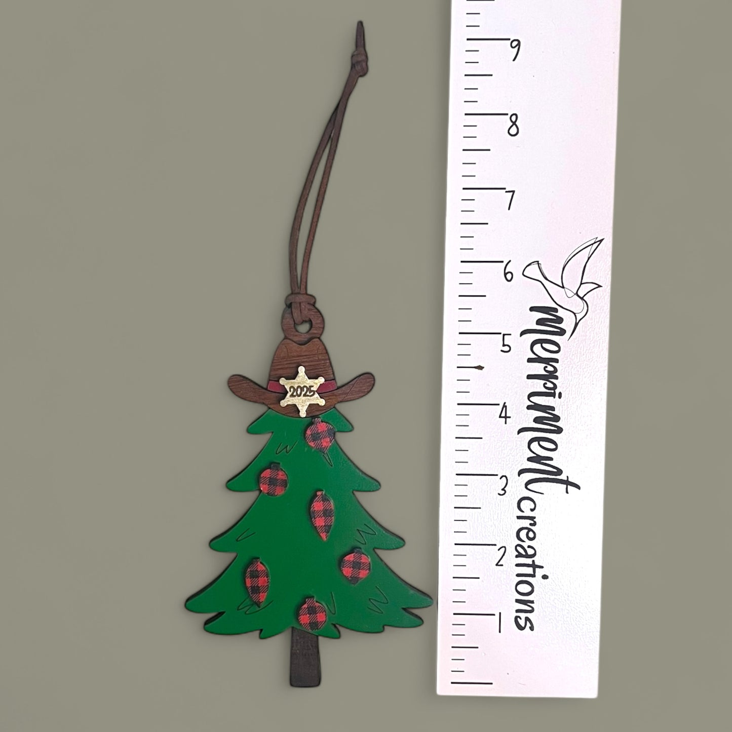 Cowboy Christmas Tree Ornament