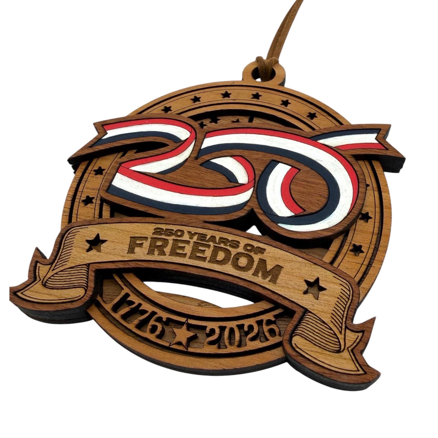 America 250 Years of Freedom Ornament