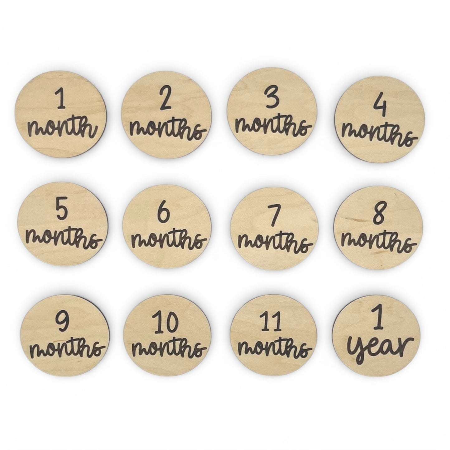 Baby Goose Month Milestone Markers
