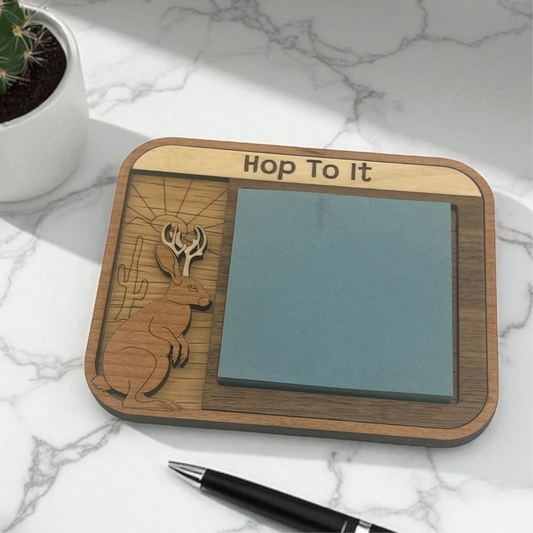 Hop To It Note Pad Holder