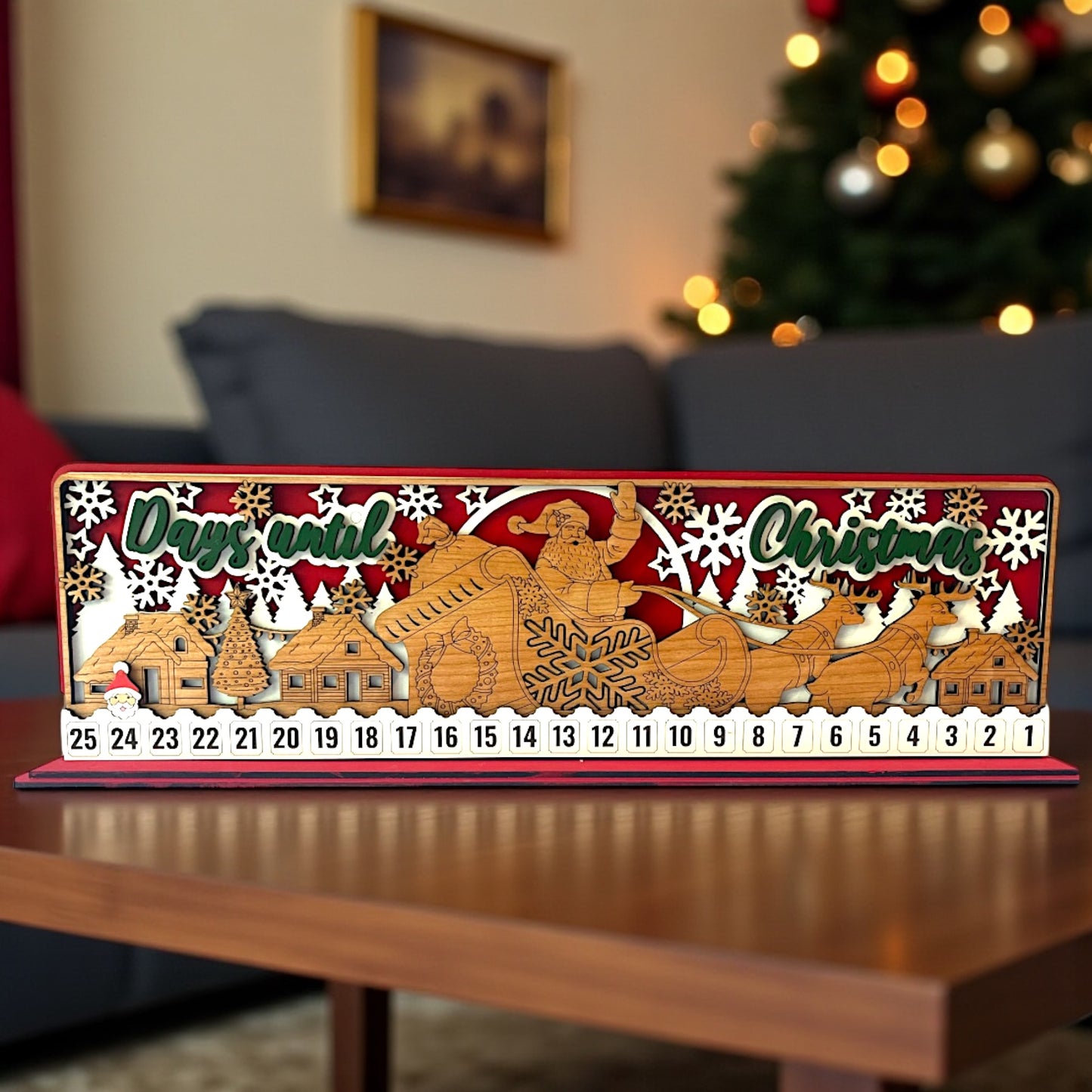 Santa’s Sleigh Christmas Countdown