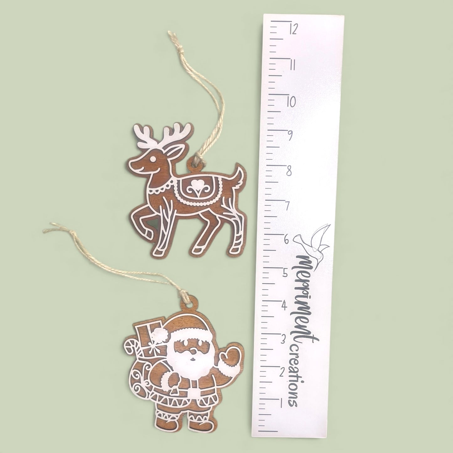 Pastel Cookie Ornaments - Set of 10