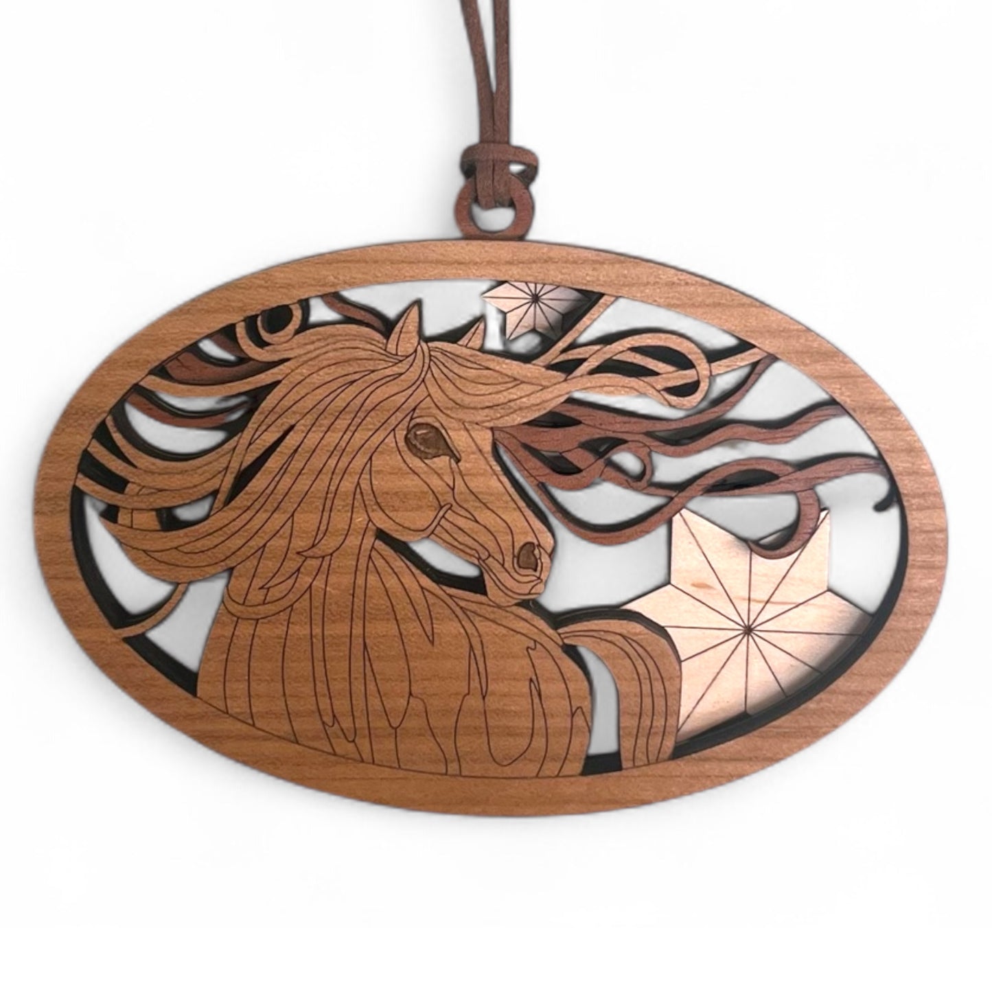 Windswept Horse Ornament