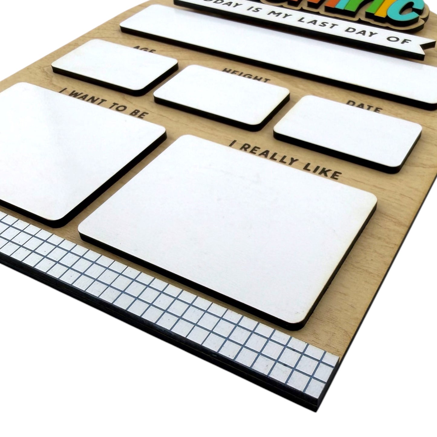 Modern Interchangeable Back To School Board