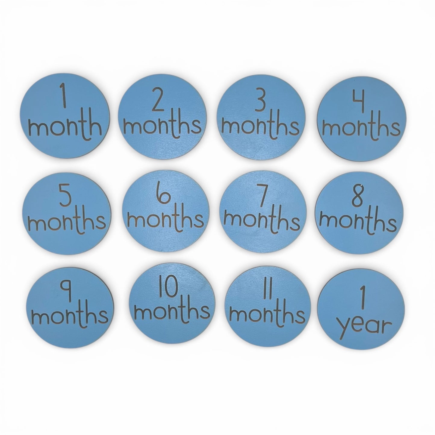 Teddy Bear Baby Month Milestone Markers