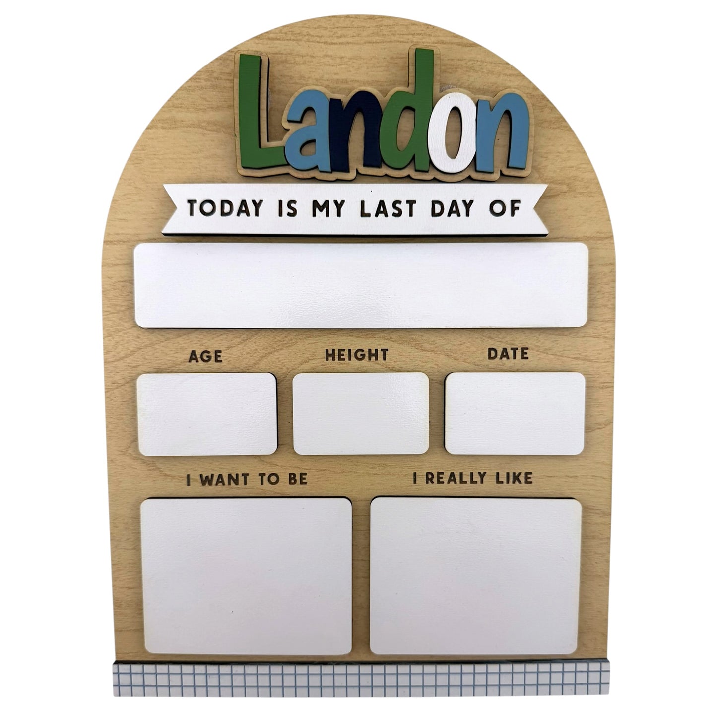 Modern Interchangeable Back To School Board