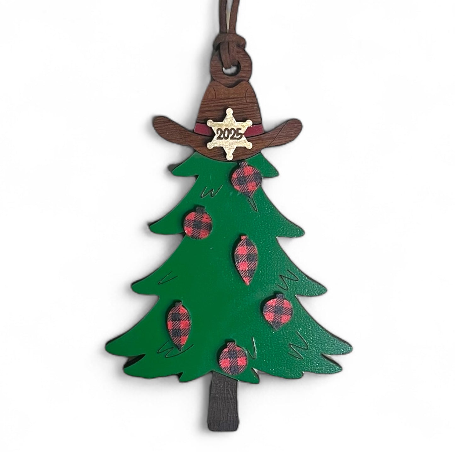 Cowboy Christmas Tree Ornament
