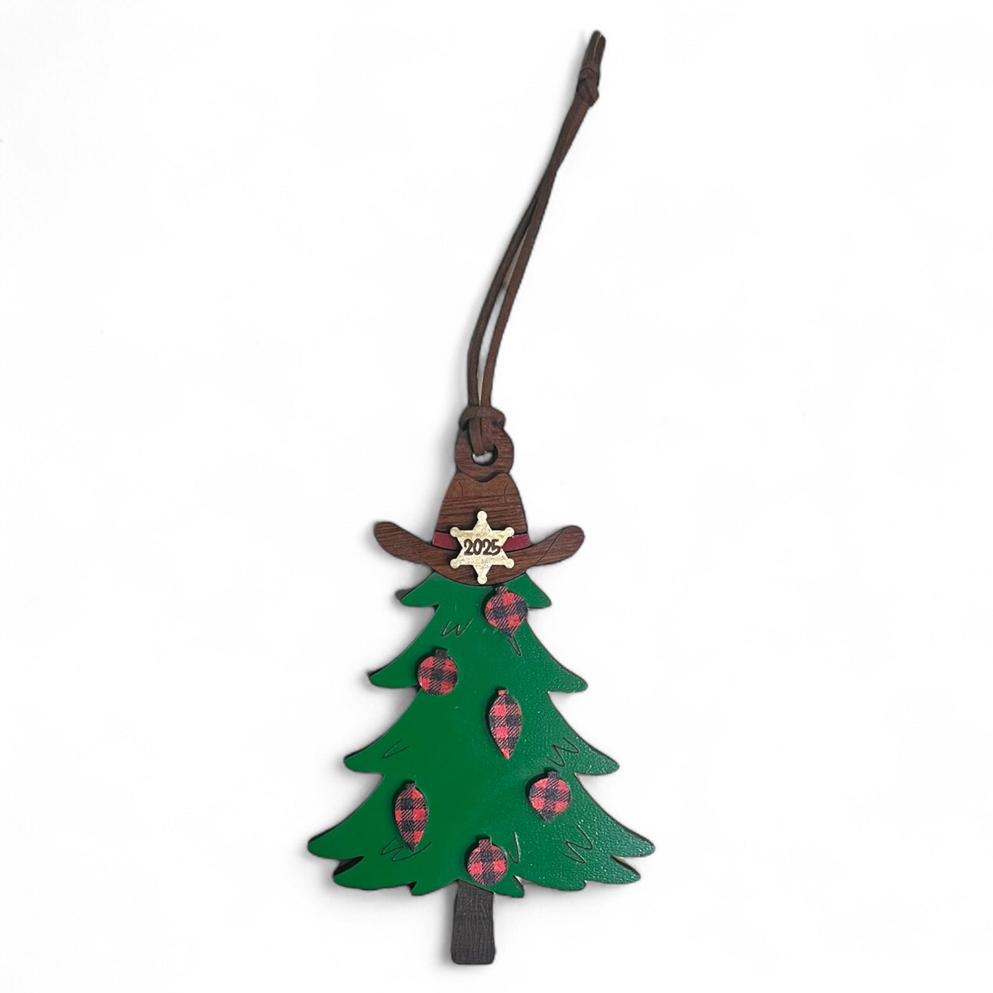 Cowboy Christmas Tree Ornament