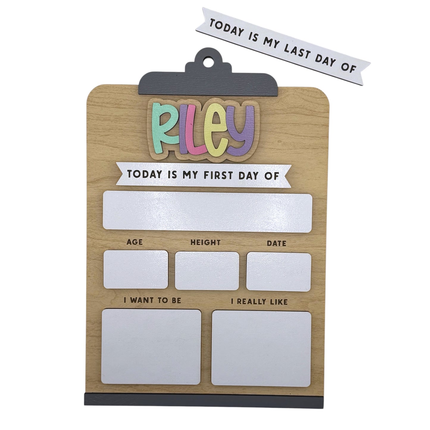 Clipboard Interchangeable Back To School Board