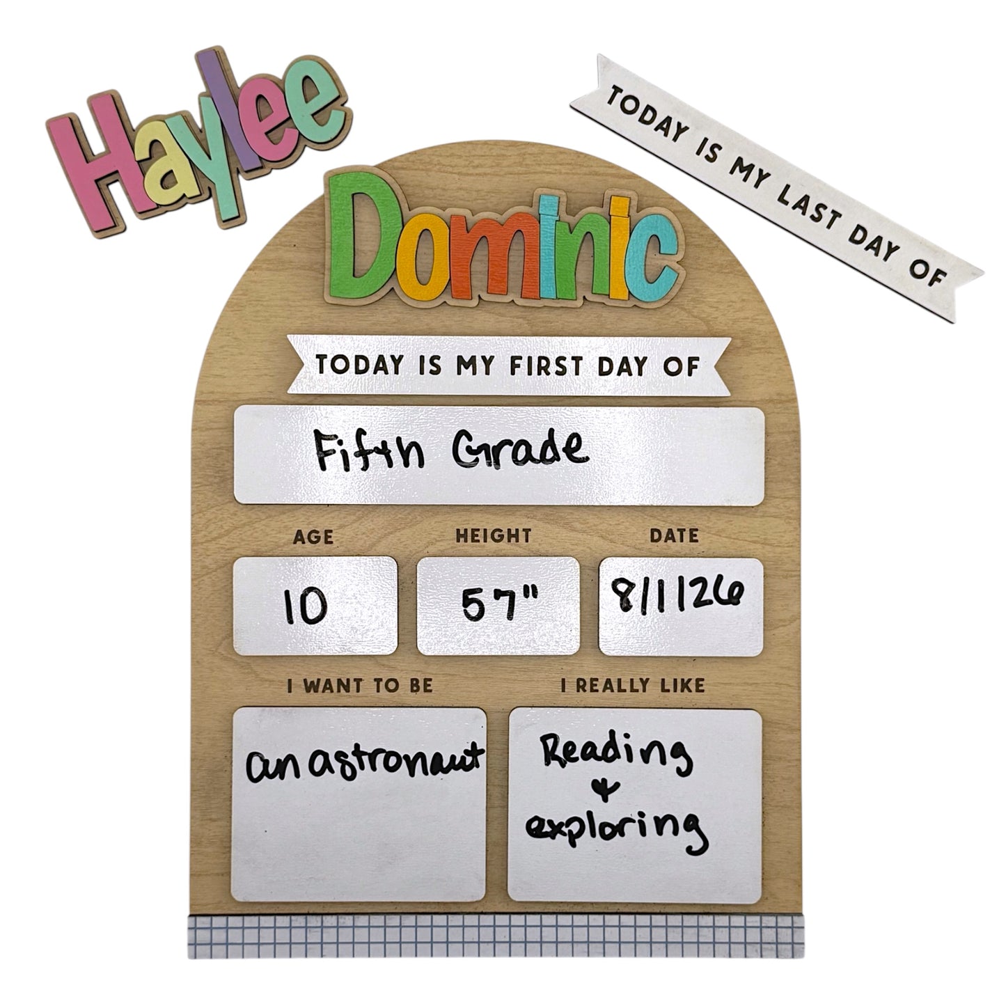 Modern Interchangeable Back To School Board
