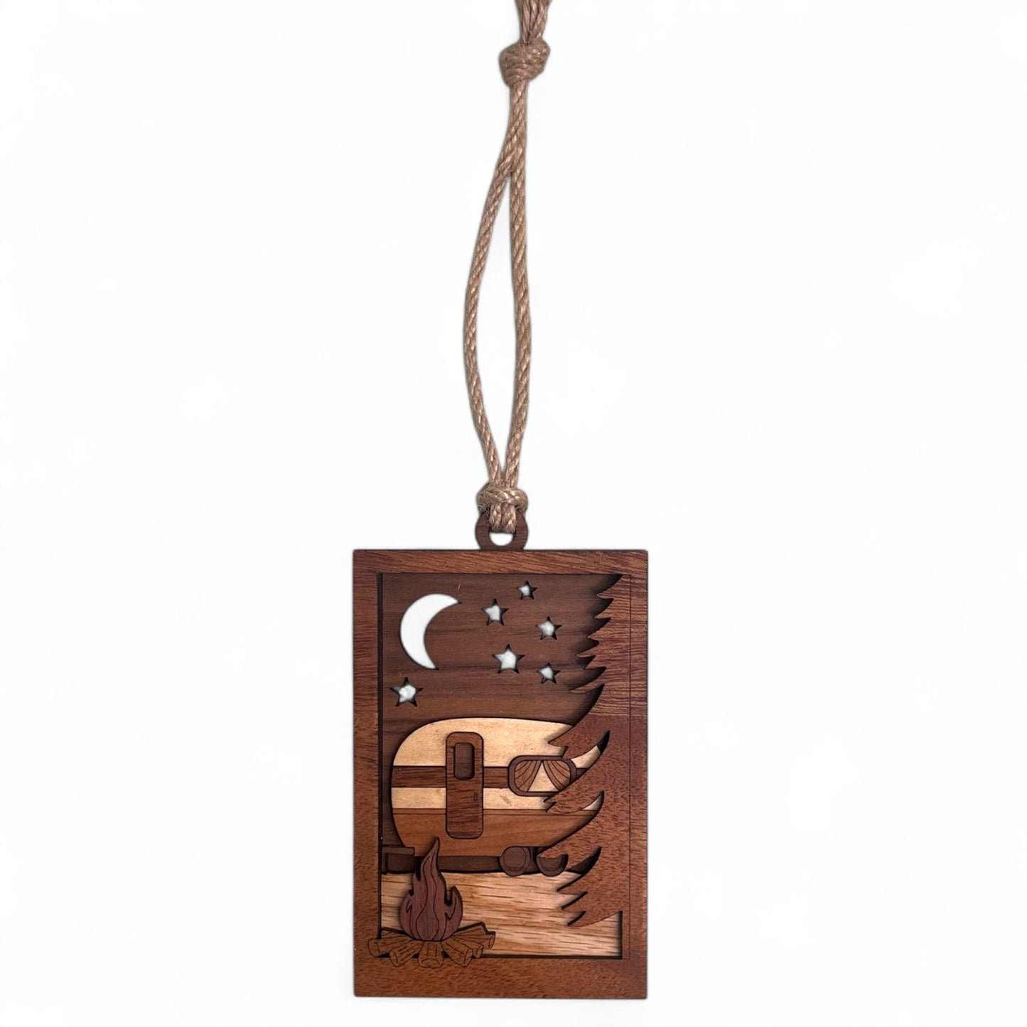 Camper By The Campfire Ornament