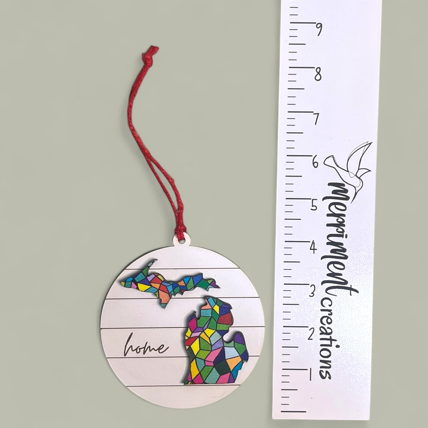 Michigan Home Ornament - Pride