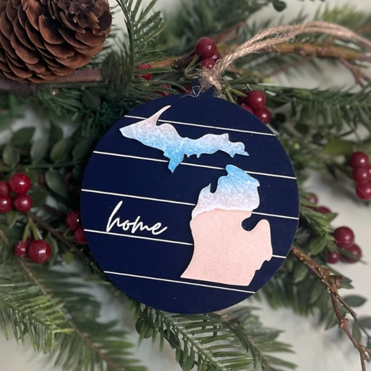 Michigan Home Ornament - Lake Life