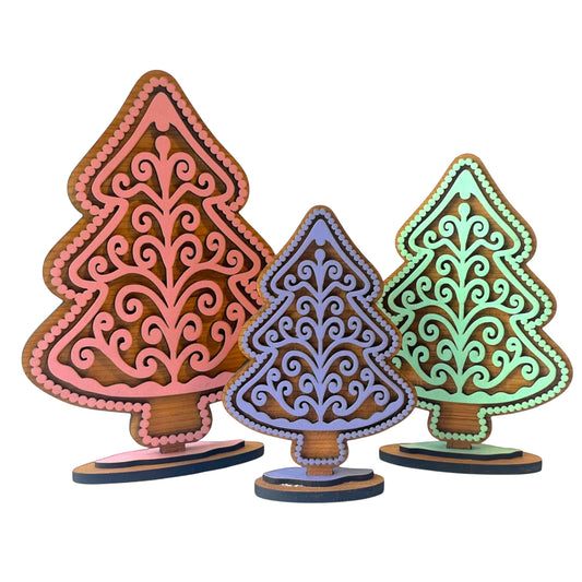Candy Gingerbread Trees