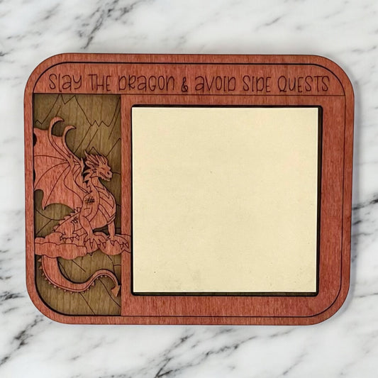 Dragon Sticky Note Tray