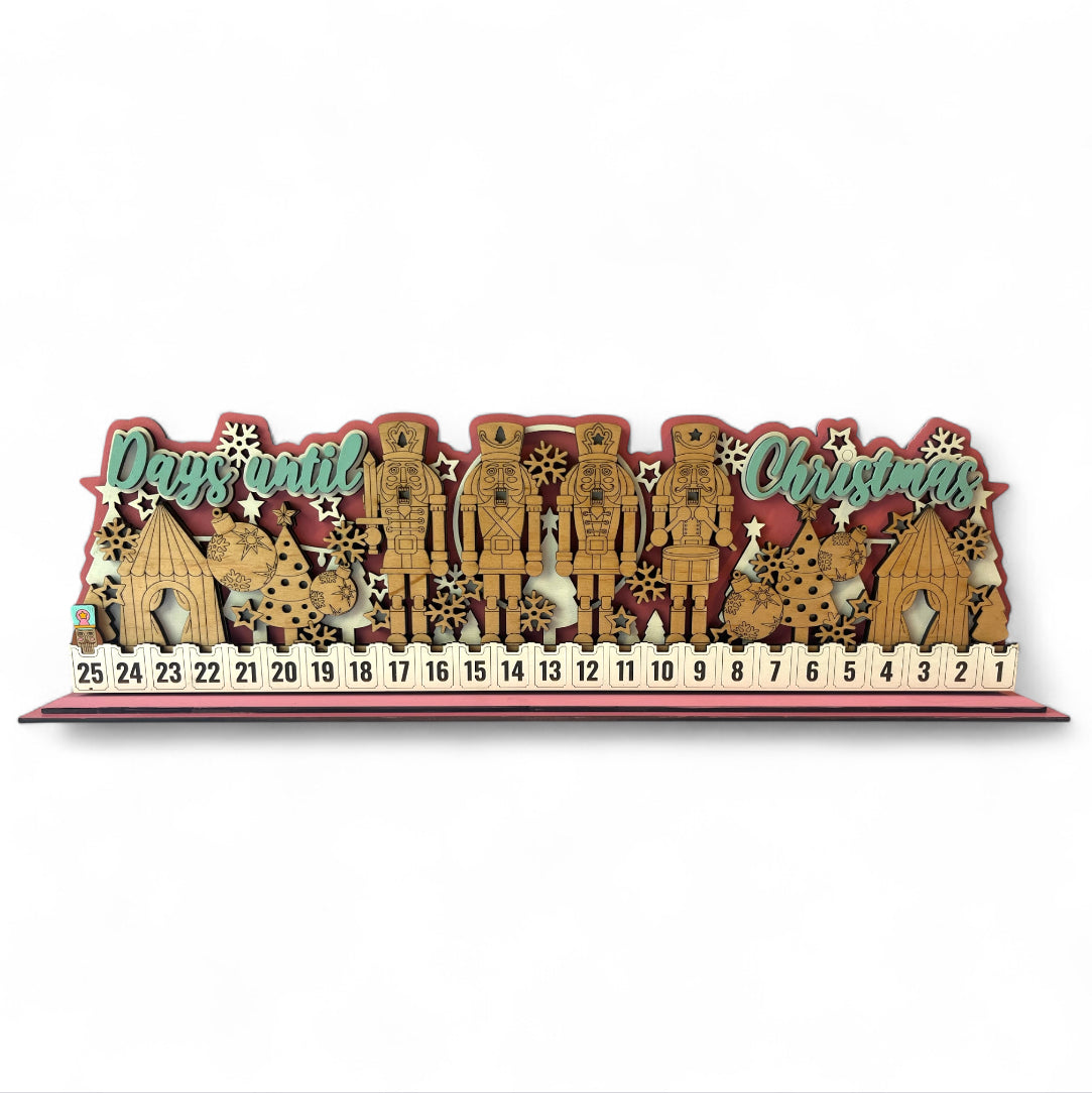 Pastel Nutcracker Christmas Countdown