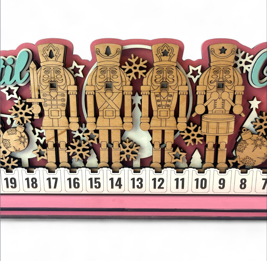Pastel Nutcracker Christmas Countdown