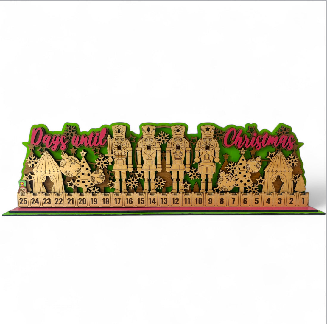 Bold Nutcracker Christmas Countdown
