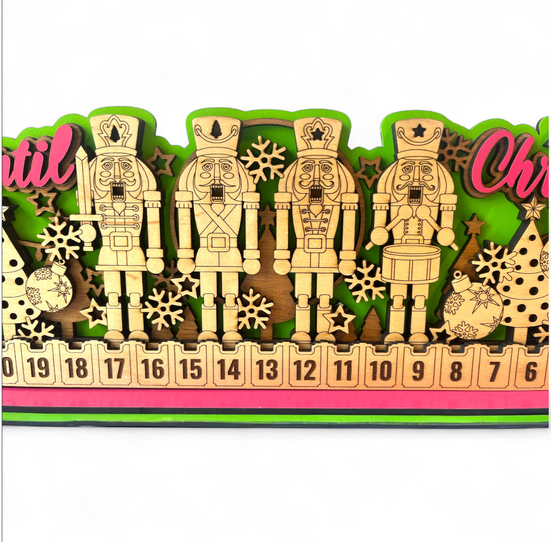 Bold Nutcracker Christmas Countdown