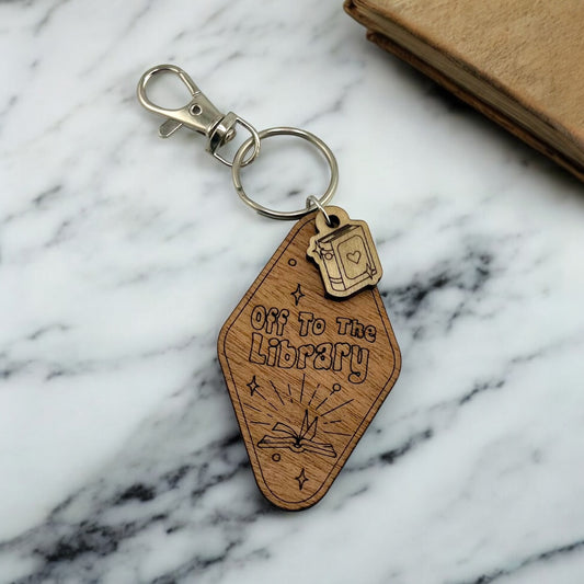 Bookish Keychain