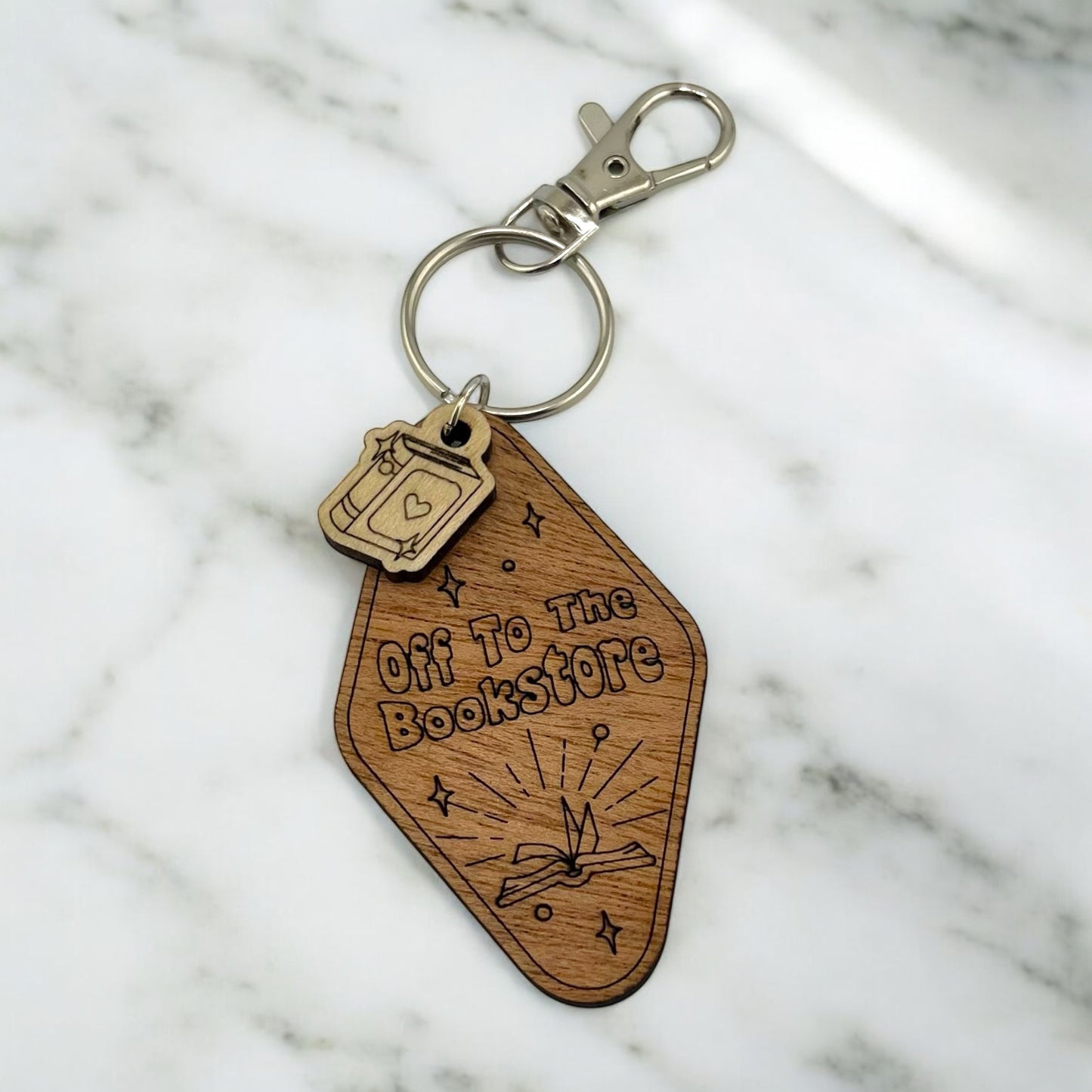 Bookish Keychain