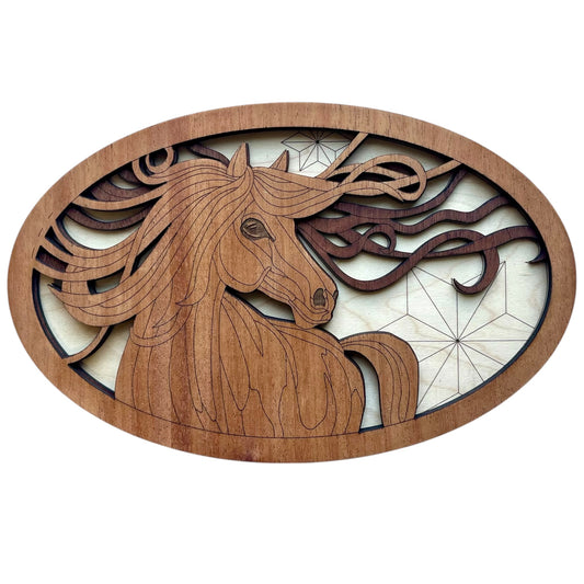 Windswept Horse Wall Art
