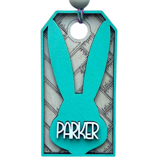 Bunny Head Easter Tag