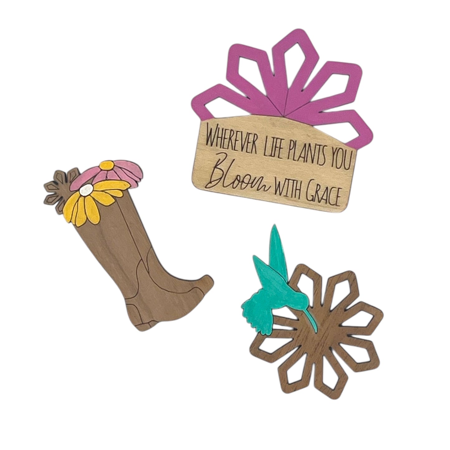 Spring Flowers Magnets