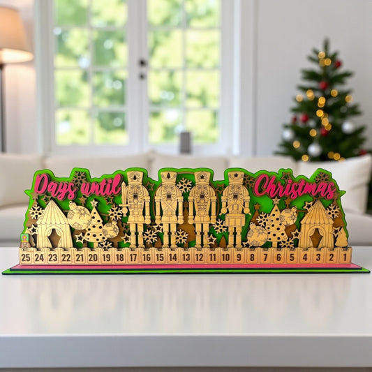 Bold Nutcracker Christmas Countdown