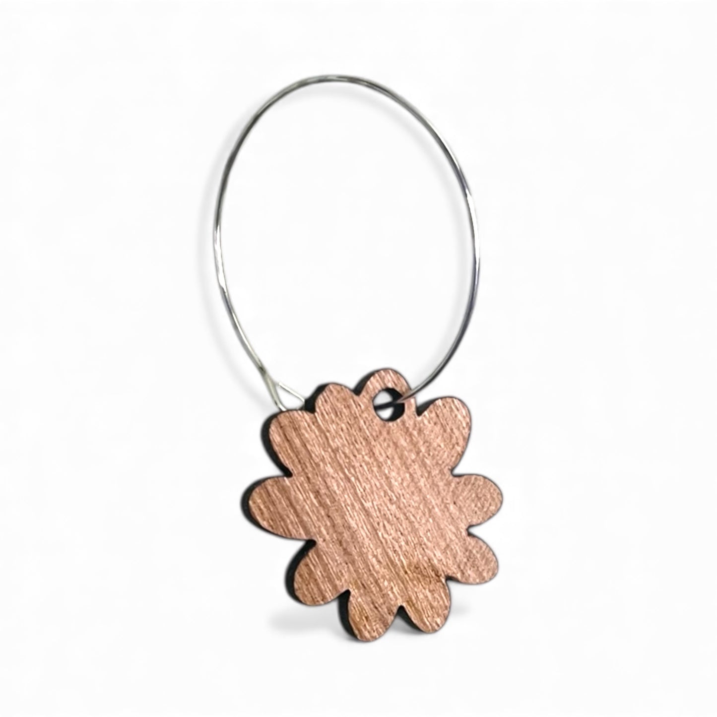 Flower Wine Charms Set of 4