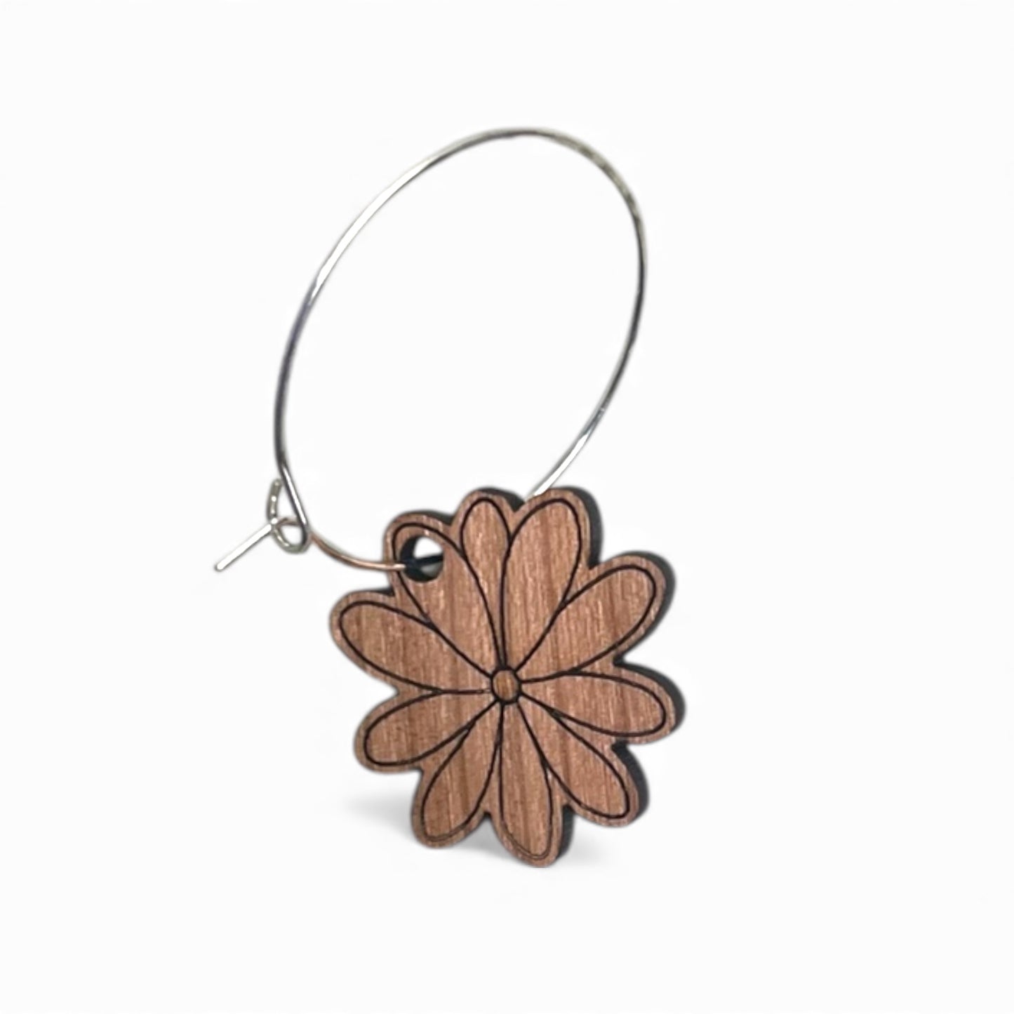 Flower Wine Charms Set of 4